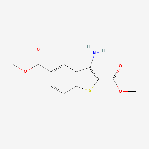 181282-81-5 dimethyl 3-amino-1-benzothiophene-2,5-dicarboxylate chemical structure