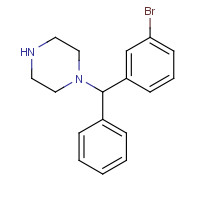 109092-87-7 1-[(3-bromophenyl)-phenylmethyl]piperazine chemical structure