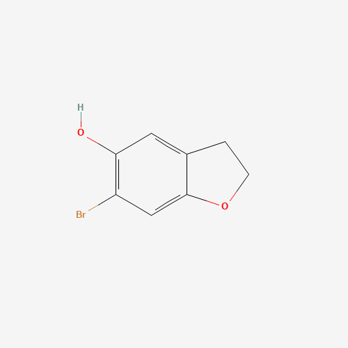 40492-53-3 6-bromo-2,3-dihydro-1-benzofuran-5-ol chemical structure