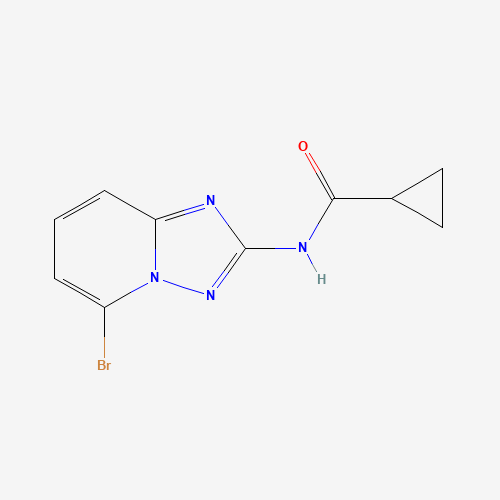 1142943-96-1 N-(5-bromo-[1,2,4]triazolo[1,5-a]pyridin-2-yl)cyclopropanecarboxamide chemical structure