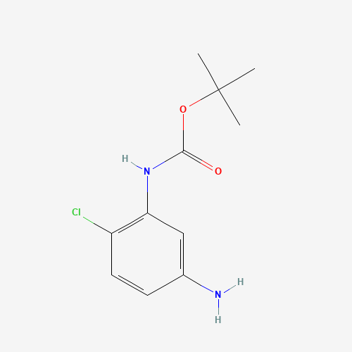 879614-93-4 tert-butyl N-(5-amino-2-chlorophenyl)carbamate chemical structure
