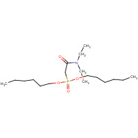7369-66-6 2-dihexoxyphosphoryl-N,N-diethylacetamide chemical structure