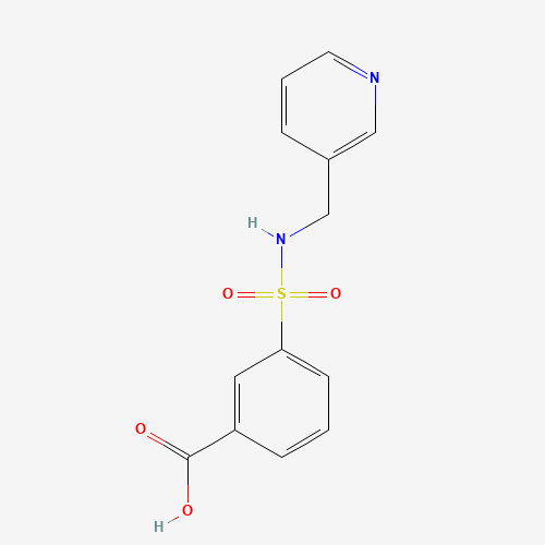 733031-16-8 3-(pyridin-3-ylmethylsulfamoyl)benzoic acid chemical structure