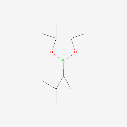 136835-34-2 2-(2,2-dimethylcyclopropyl)-4,4,5,5-tetramethyl-1,3,2-dioxaborolane chemical structure