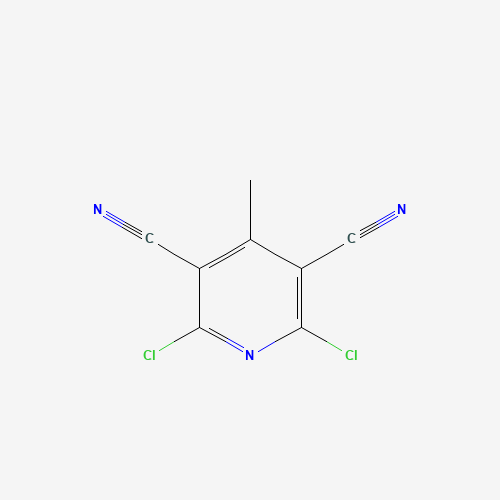 18603-33-3 2,6-dichloro-4-methylpyridine-3,5-dicarbonitrile chemical structure
