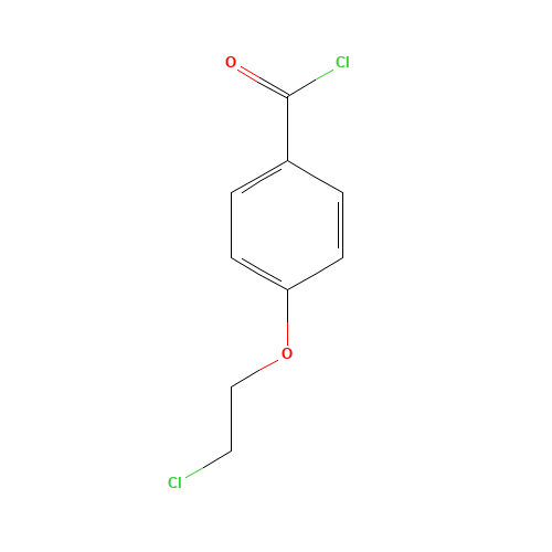 65136-50-7 4-(2-chloroethoxy)benzoyl chloride chemical structure