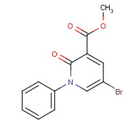381248-02-8 methyl 5-bromo-2-oxo-1-phenylpyridine-3-carboxylate chemical structure