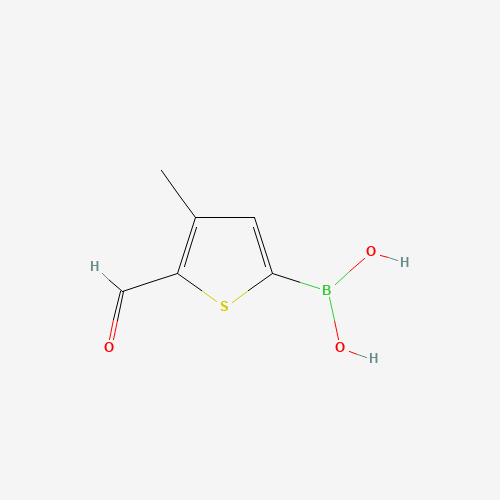 352530-25-7 (5-formyl-4-methylthiophen-2-yl)boronic acid chemical structure