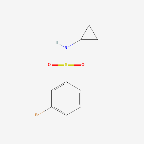 876694-43-8 3-bromo-N-cyclopropylbenzenesulfonamide chemical structure