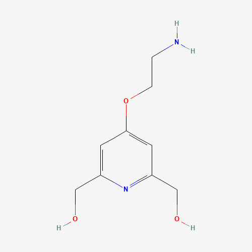 1234259-89-2 [4-(2-aminoethoxy)-6-(hydroxymethyl)pyridin-2-yl]methanol chemical structure
