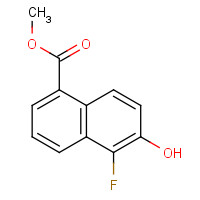 388622-47-7 methyl 5-fluoro-6-hydroxynaphthalene-1-carboxylate chemical structure