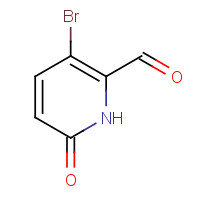 1227588-94-4 3-bromo-6-oxo-1H-pyridine-2-carbaldehyde chemical structure