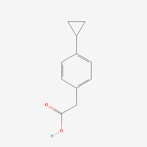 40641-90-5 2-(4-cyclopropylphenyl)acetic acid chemical structure