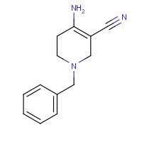 14247-04-2 4-amino-1-benzyl-3,6-dihydro-2H-pyridine-5-carbonitrile chemical structure