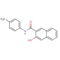 3651-62-5 3-hydroxy-N-(4-methylphenyl)naphthalene-2-carboxamide chemical structure
