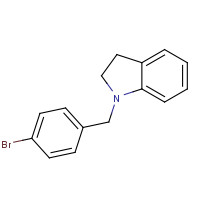885430-89-7 1-[(4-bromophenyl)methyl]-2,3-dihydroindole chemical structure