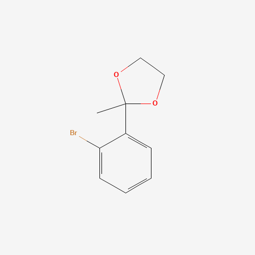 50777-64-5 2-(2-bromophenyl)-2-methyl-1,3-dioxolane chemical structure