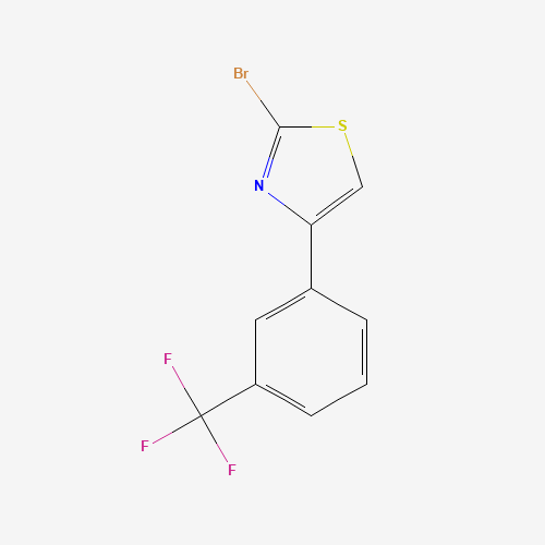 887625-72-1 2-bromo-4-[3-(trifluoromethyl)phenyl]-1,3-thiazole chemical structure
