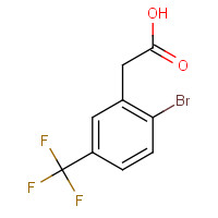 1214327-53-3 2-[2-bromo-5-(trifluoromethyl)phenyl]acetic acid chemical structure