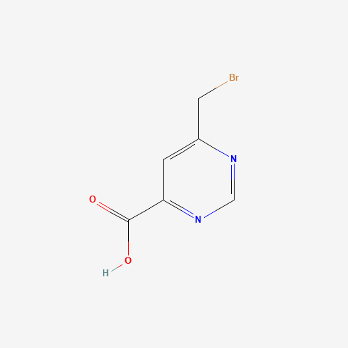 920760-21-0 6-(bromomethyl)pyrimidine-4-carboxylic acid chemical structure
