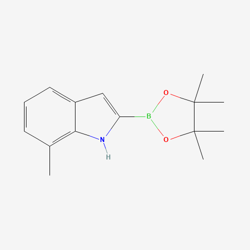 912331-68-1 7-methyl-2-(4,4,5,5-tetramethyl-1,3,2-dioxaborolan-2-yl)-1H-indole chemical structure