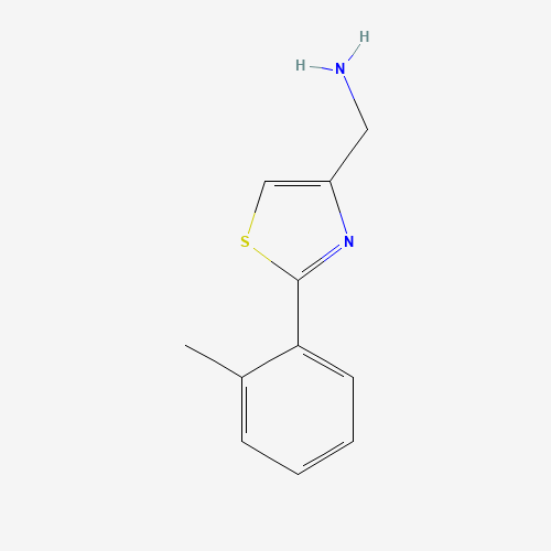 885280-68-2 [2-(2-methylphenyl)-1,3-thiazol-4-yl]methanamine chemical structure