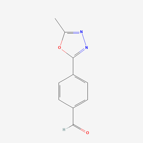 179056-82-7 4-(5-methyl-1,3,4-oxadiazol-2-yl)benzaldehyde chemical structure