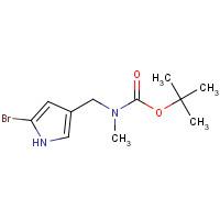 881678-16-6 tert-butyl N-[(5-bromo-1H-pyrrol-3-yl)methyl]-N-methylcarbamate chemical structure