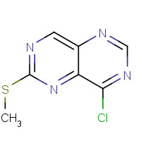 176637-10-8 4-chloro-6-methylsulfanylpyrimido[5,4-d]pyrimidine chemical structure