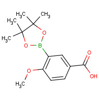 269409-71-4 4-methoxy-3-(4,4,5,5-tetramethyl-1,3,2-dioxaborolan-2-yl)benzoic acid chemical structure