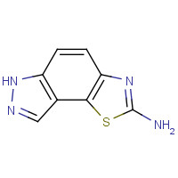 21444-01-9 6H-pyrazolo[3,4-g][1,3]benzothiazol-2-amine chemical structure
