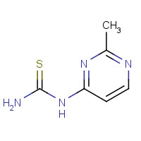 1370556-20-9 (2-methylpyrimidin-4-yl)thiourea chemical structure