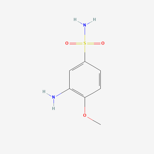 6973-08-6 3-amino-4-methoxybenzenesulfonamide chemical structure