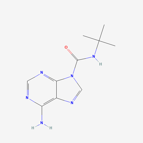 64442-31-5 6-amino-N-tert-butylpurine-9-carboxamide chemical structure