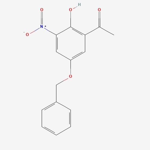 861841-94-3 1-(2-hydroxy-3-nitro-5-phenylmethoxyphenyl)ethanone chemical structure