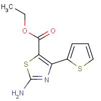 68301-52-0 ethyl 2-amino-4-thiophen-2-yl-1,3-thiazole-5-carboxylate chemical structure
