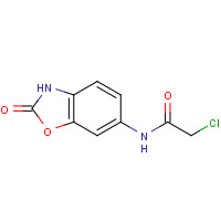 496056-68-9 2-chloro-N-(2-oxo-3H-1,3-benzoxazol-6-yl)acetamide chemical structure