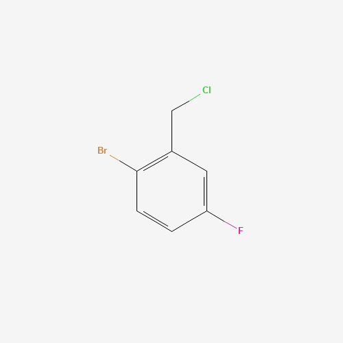 857276-61-0 1-bromo-2-(chloromethyl)-4-fluorobenzene chemical structure
