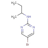 1289209-79-5 5-bromo-N-butan-2-ylpyrimidin-2-amine chemical structure