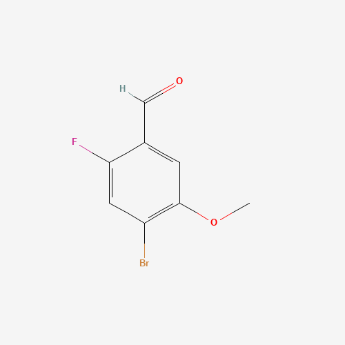 749931-20-2 4-bromo-2-fluoro-5-methoxybenzaldehyde chemical structure