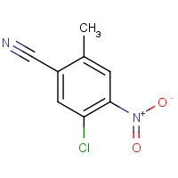 101495-54-9 5-chloro-2-methyl-4-nitrobenzonitrile chemical structure