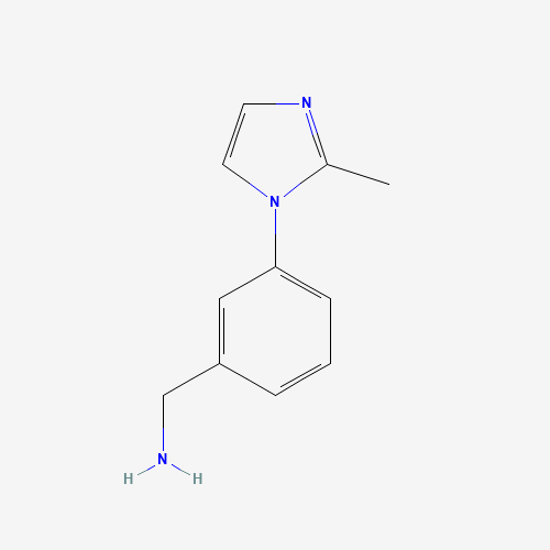 912569-62-1 [3-(2-methylimidazol-1-yl)phenyl]methanamine chemical structure