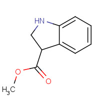 39891-71-9 methyl 2,3-dihydro-1H-indole-3-carboxylate chemical structure
