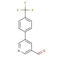 885959-40-0 5-[4-(trifluoromethyl)phenyl]pyridine-3-carbaldehyde chemical structure