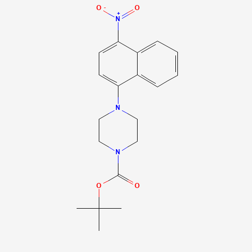 193902-83-9 tert-butyl 4-(4-nitronaphthalen-1-yl)piperazine-1-carboxylate chemical structure