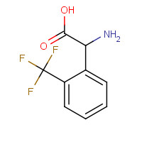 240490-00-0 2-amino-2-[2-(trifluoromethyl)phenyl]acetic acid chemical structure