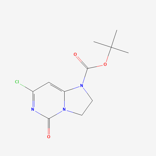 1421433-88-6 tert-butyl 7-chloro-5-oxo-2,3-dihydroimidazo[1,2-c]pyrimidine-1-carboxylate chemical structure