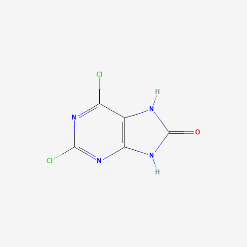 98027-86-2 2,6-dichloro-7,9-dihydropurin-8-one chemical structure