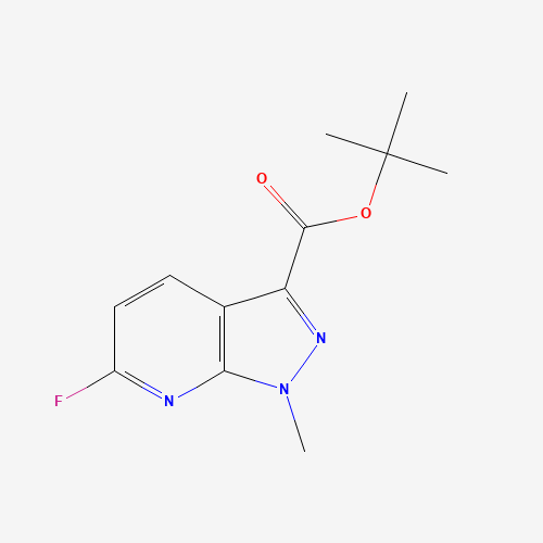 1159982-24-7 tert-butyl 6-fluoro-1-methylpyrazolo[3,4-b]pyridine-3-carboxylate chemical structure