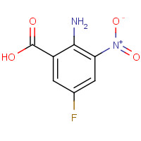 177960-62-2 2-amino-5-fluoro-3-nitrobenzoic acid chemical structure
